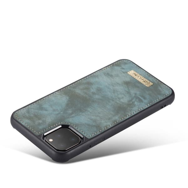 iPhone 11 Pro CASEME Split Nahkainen Lompakko Irrotettava Puhelinkotelo Sininen