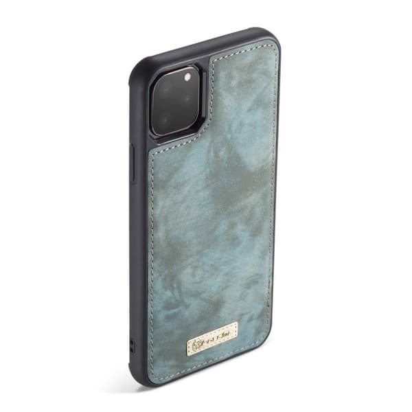 iPhone 11 Pro CASEME Split Nahkainen Lompakko Irrotettava Puhelinkotelo Sininen