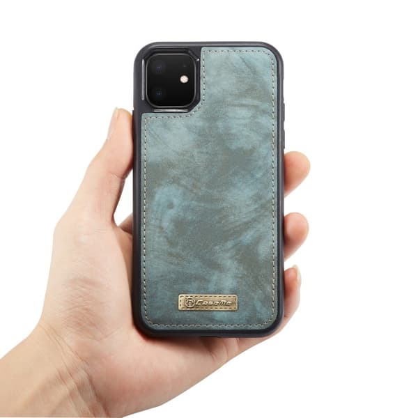 iPhone 11 CASEME Split Wallet Case - Blue