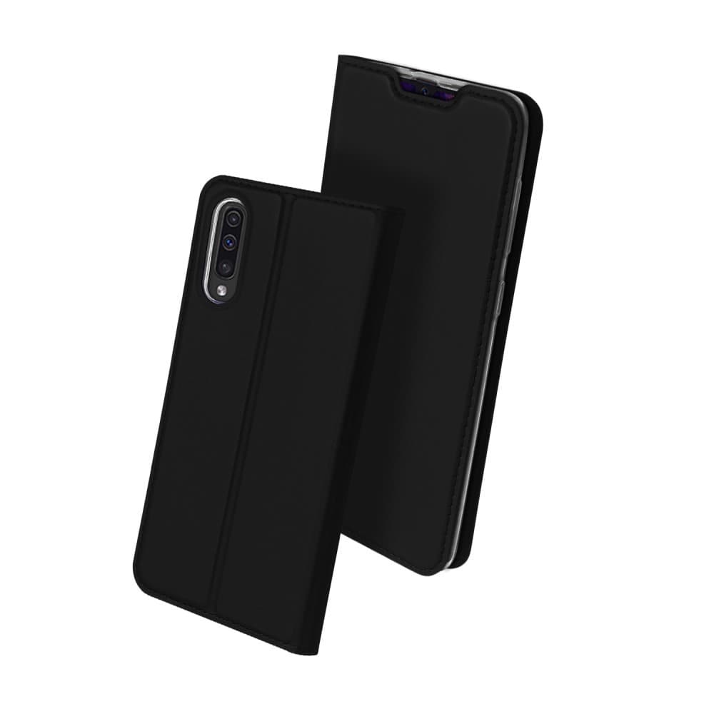 Samsung Galaxy A50 Suojakotelo Skin Pro Series Korttitasku PU-nahka Musta