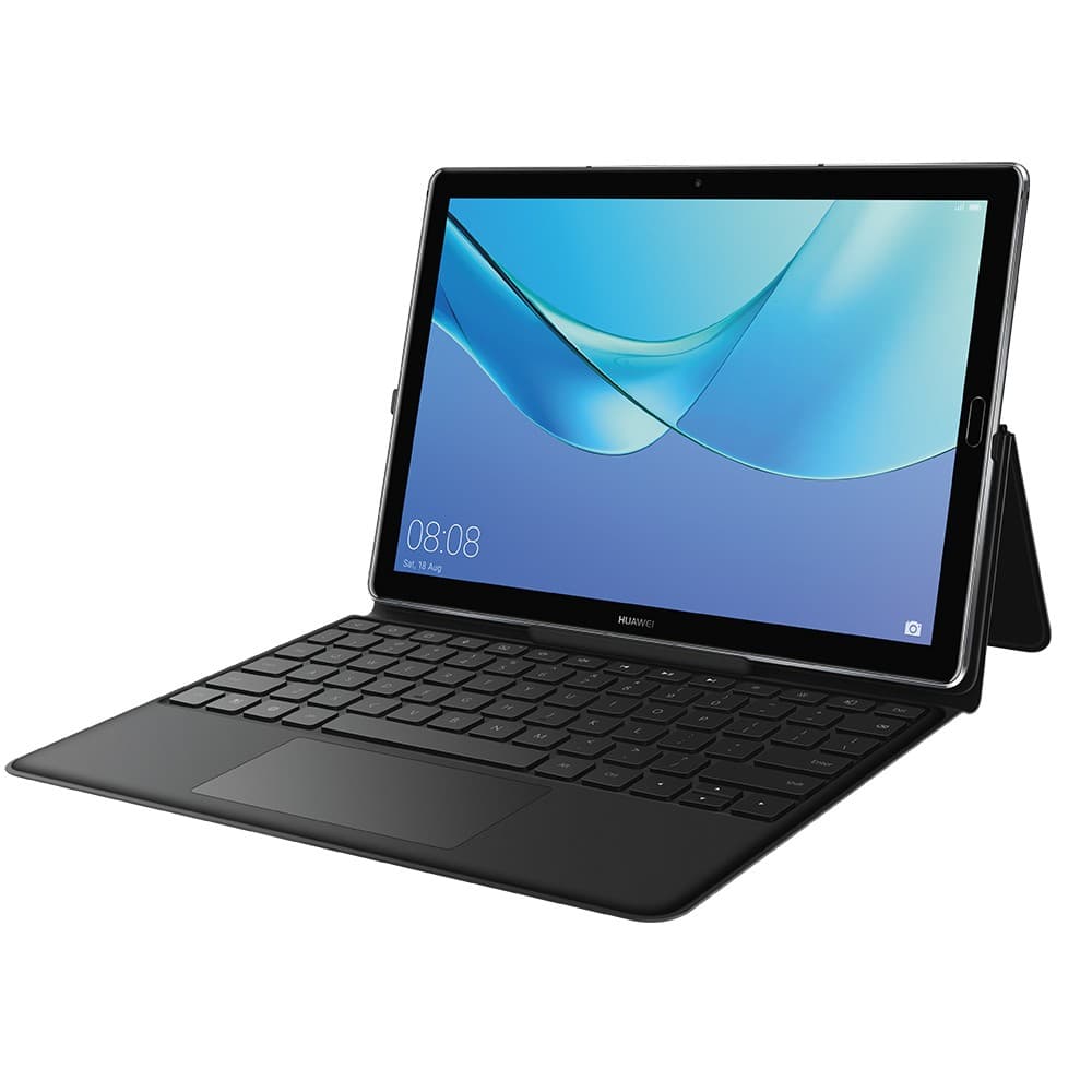Original MediaPad M5 10 Suojakotelo Med Tangentbord Harmaa