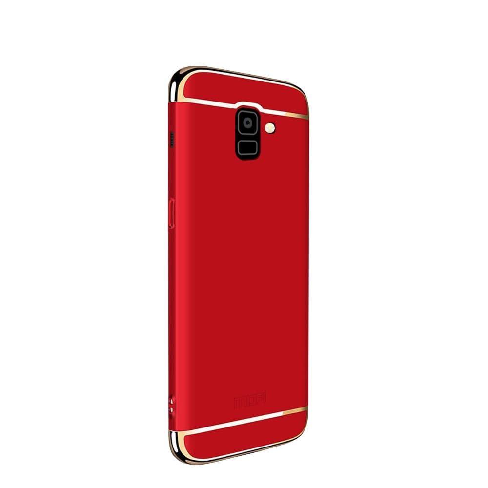 MOFI Guard Series Skal till Pläterad Samsung Galaxy J6 2018 Röd Guld