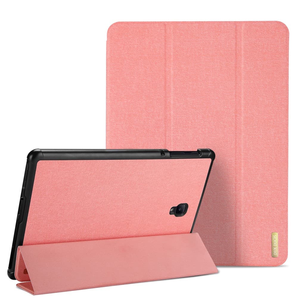 Domo Series Fodral till Samsung Galaxy Tab S4 10.5 Tyg TPU Tri-fold Rosa