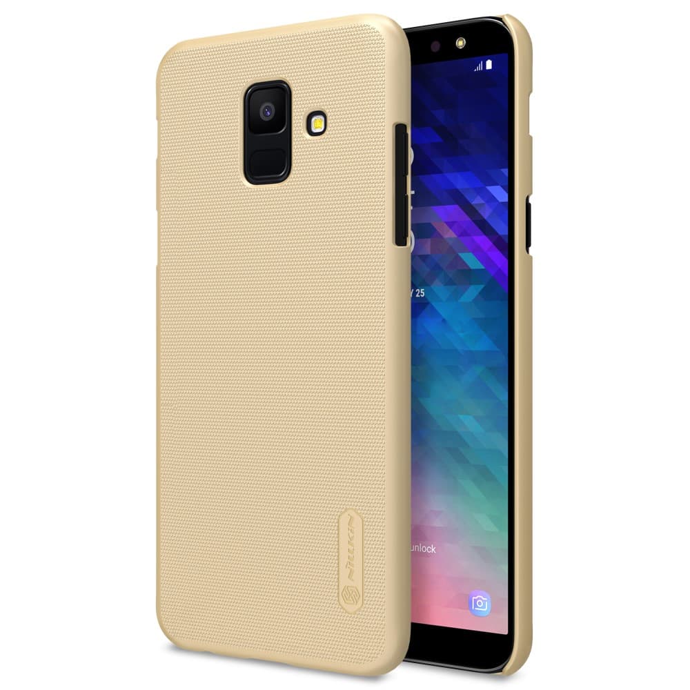 Frosted Shield Suojakuori till Samsung Galaxy A6 2018 Keltainend