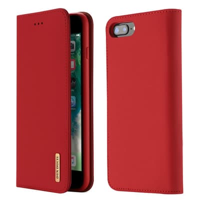 Wish Series iPhone 8/7 Plus Kotelo Aito Nahka Punainen