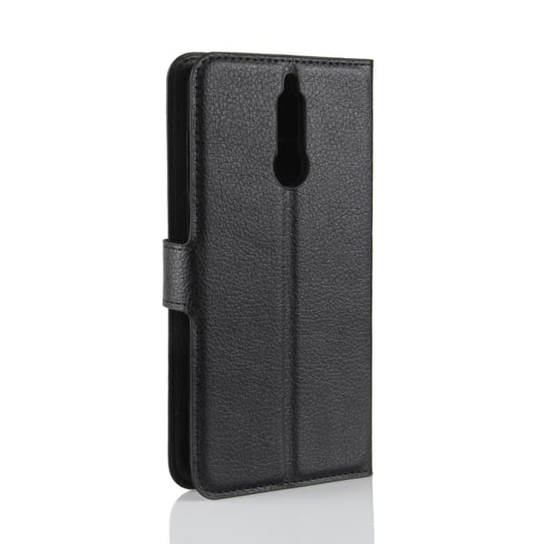 Huawei Mate 10 Lite Plånboksetui PU-læder Litchi Sort