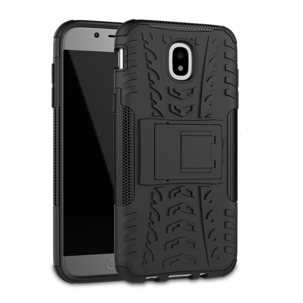 Samsung Galaxy J5 2017 Suojakuori Armor DäckKuvio TPU-materiaali-materiaali Kovamuovi Musta