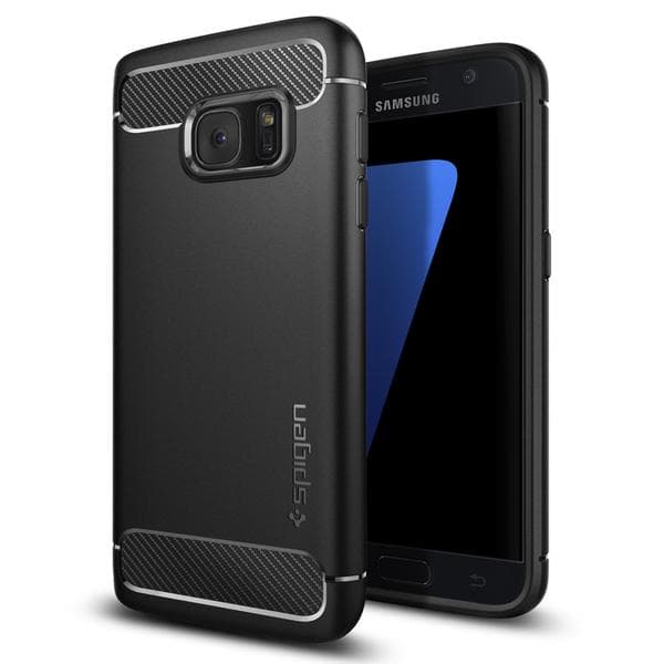 Rugged Armor Suojakuori till Samsung Galaxy S7 Musta