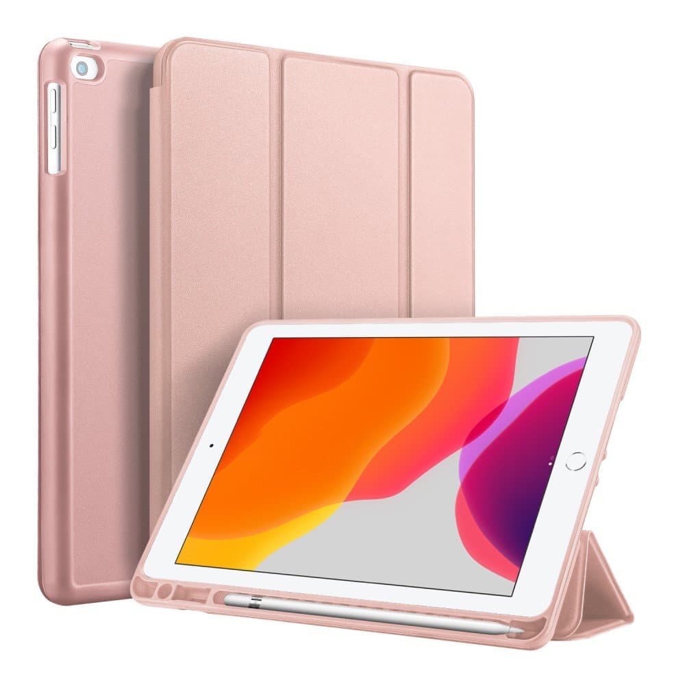 DUX DUCIS Domo Apple iPad Pro 10.2 2019 Tri-fold Stand Rose Gold