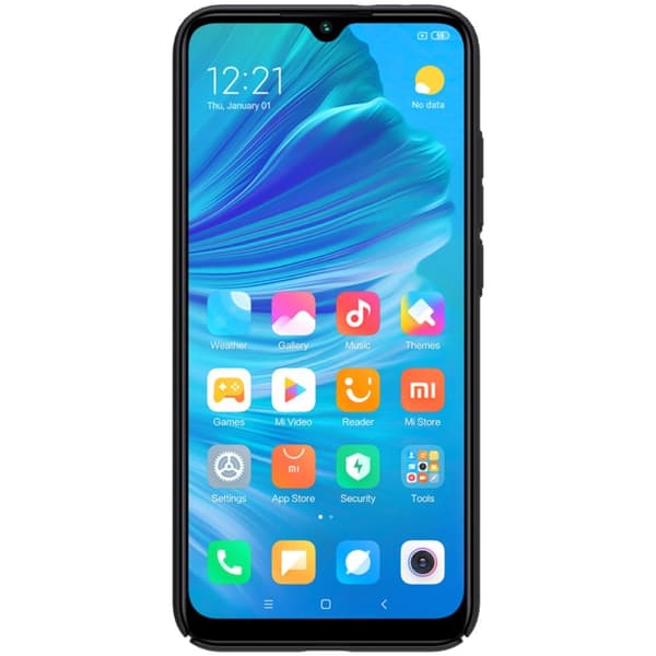 NILLKIN Frostet Hårdt Plastiketui til Xiaomi Mi A3 - Sort