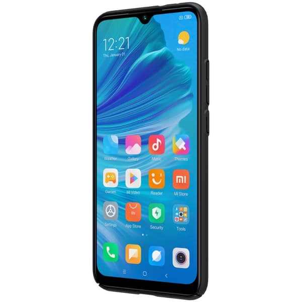 NILLKIN Frostet Hårdt Plastiketui til Xiaomi Mi A3 - Sort