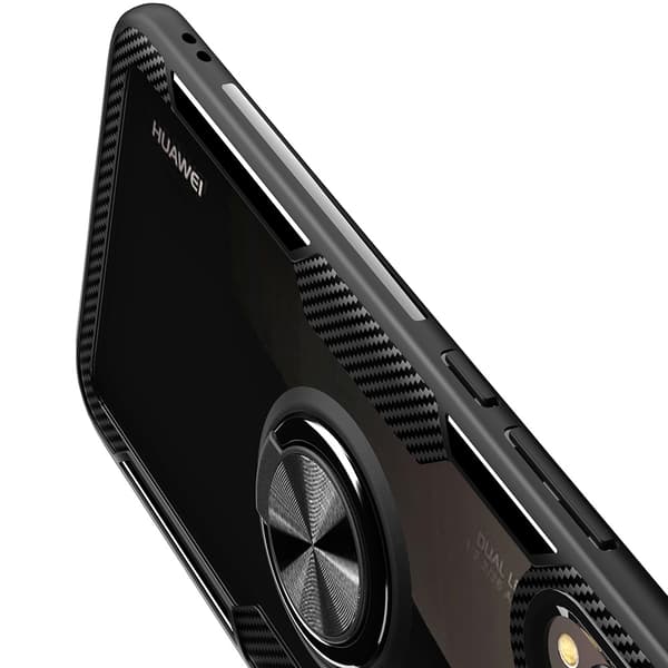 Smidigt Skal med Ringhållare - Huawei P20 Lite