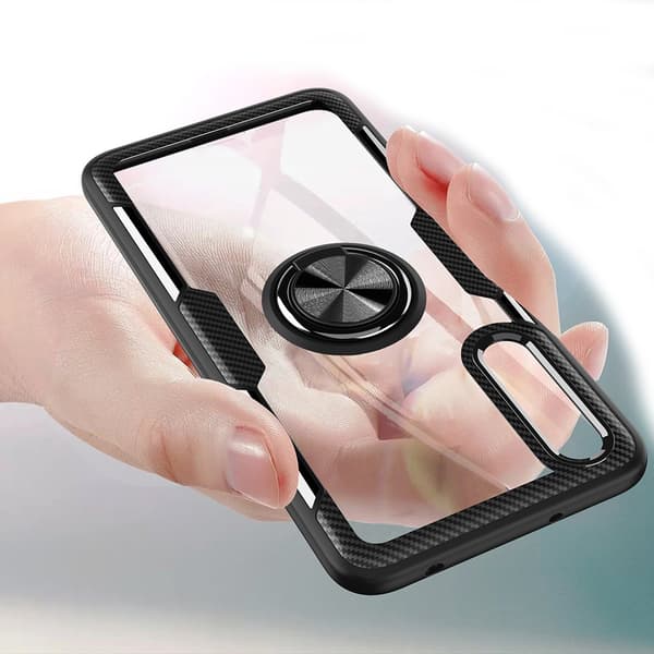 Professionellt Skal med Ringhållare Leman - Huawei P20 Pro
