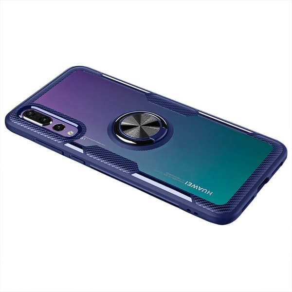 Professionellt Skal med Ringhållare Leman - Huawei P20 Pro