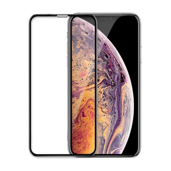 Skärmskydd för iPhone XR & 11 Full Coverage 5D - Svart