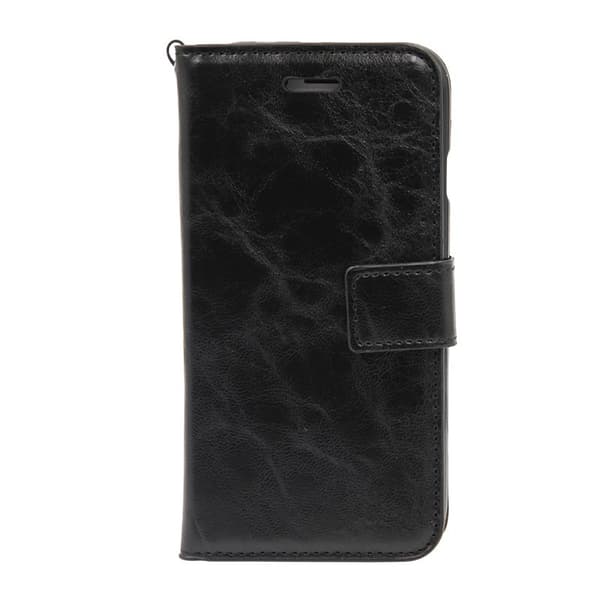 iPhone 7/8/SE 2 Magnetisk Läderplånbok med Löstagbart Skal - Svart