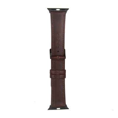 Apple Watch Armband i Läder (38mm - Brun)