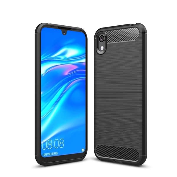 Huawei Y5 2019/Huawei Honor 8S Carbon Fiber Texture Brushed TPU  - Black