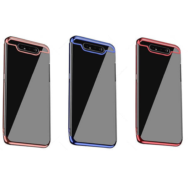 Genomtänkt Slittåligt Silikonskal - Samsung Galaxy A80