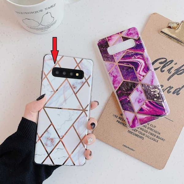 Samsung S10e Stilrent Marmorskal Premium