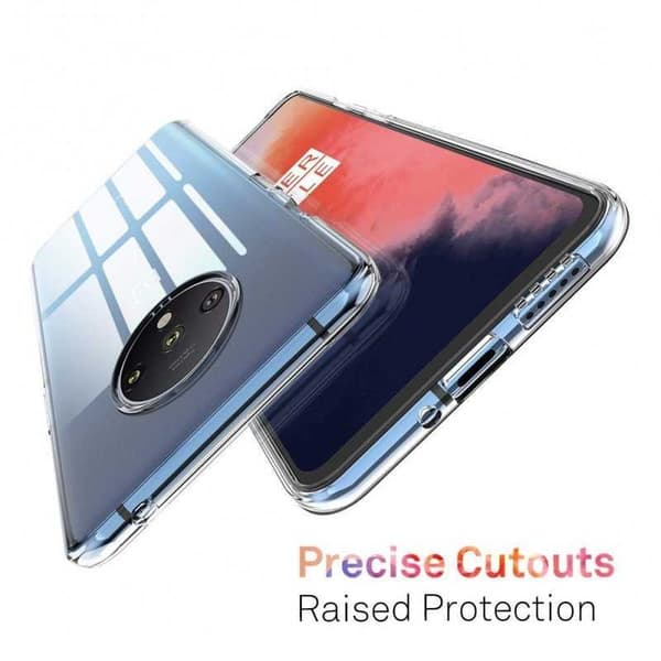 Yksinkertainen OnePlus 7T -iskuja vaimentava pehmeä kotelo