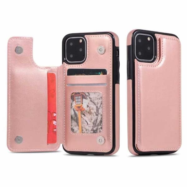 iPhone 5/5S/SE | Slimmat & Trendig Retro Skal med Kortplats