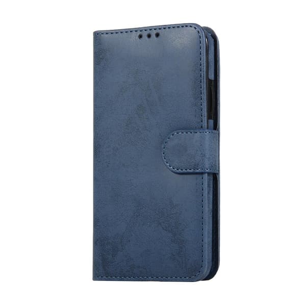 iPhone 11 Pro Max - Elegant Slittåligt Plånboksfodral Mörkblå