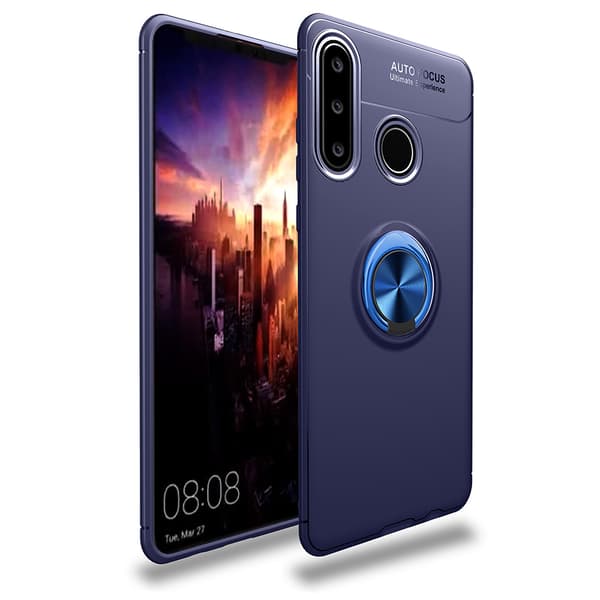 Huawei P30 Lite - Praktiskt Silikonskal med Ringhållare (EPIC)
