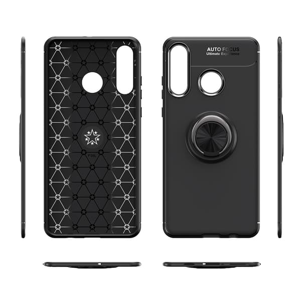 Huawei P30 Lite - Praktiskt Silikonskal med Ringhållare (EPIC)