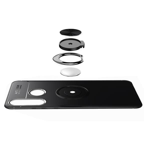 Huawei P30 Lite - Praktiskt Silikonskal med Ringhållare (EPIC)