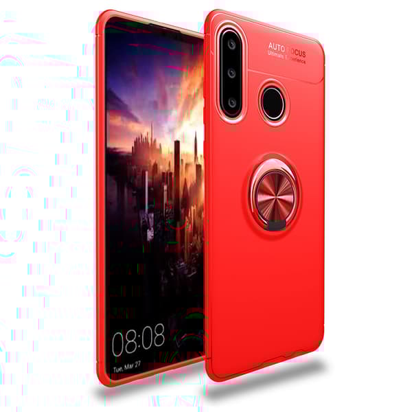 Huawei P30 Lite - Praktiskt Silikonskal med Ringhållare (EPIC)