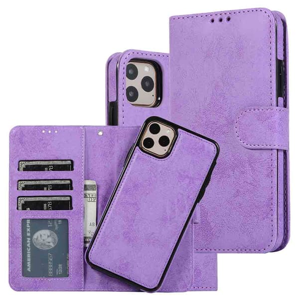 iPhone 11 Pro Max - Praktiskt LEMAN Plånboksfodral