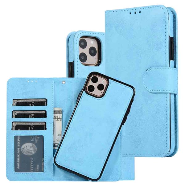 iPhone 11 Pro Max - Praktiskt LEMAN Plånboksfodral