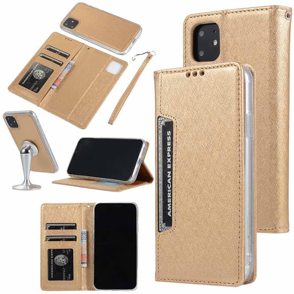 iPhone 11 - Stilsäkert Skyddande Plånboksfodral