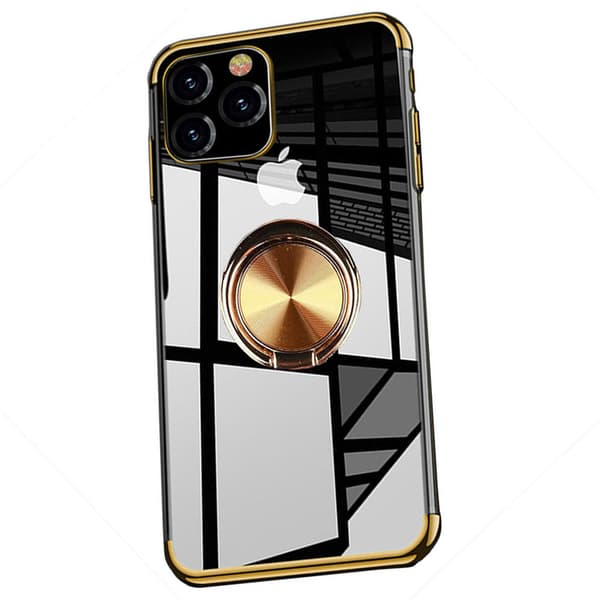 iPhone 11 Pro Max - Stilrent Skyddsskal med Ringhållare