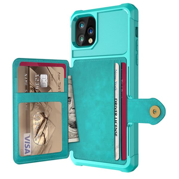 iPhone 11 Pro - Elegant Skyddsskal med Kortfack