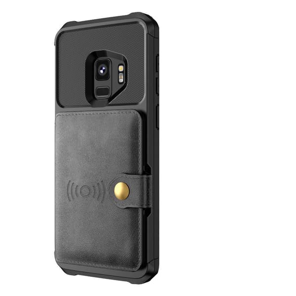 Smidigt Slittåligt Skal med Kortfack - Samsung Galaxy S9