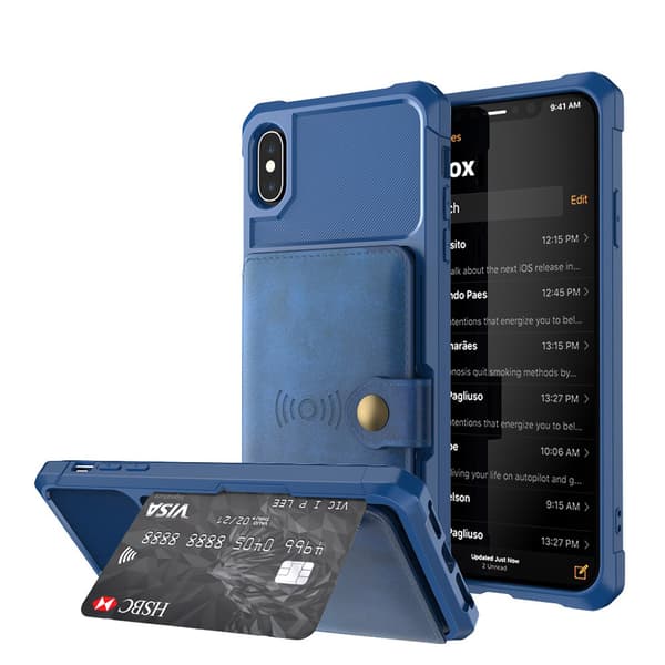 Smidigt Stilsäkert Skal med Kortfack - iPhone XS Max