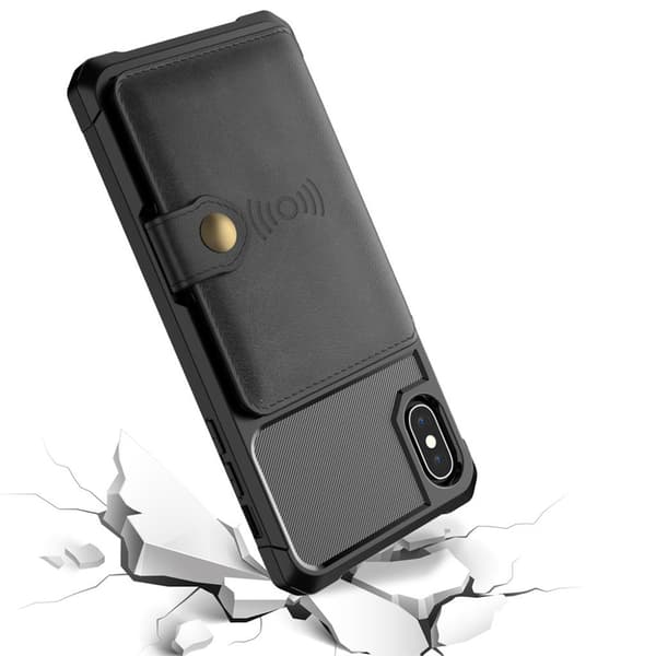 Smidigt Stilsäkert Skal med Kortfack - iPhone XS Max