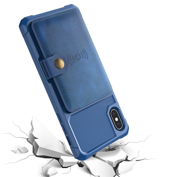 Skal med Kortfack - iPhone X/XS