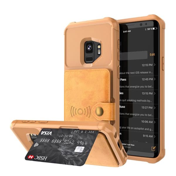 Samsung Galaxy S9 - Robust Skal med Kortfack