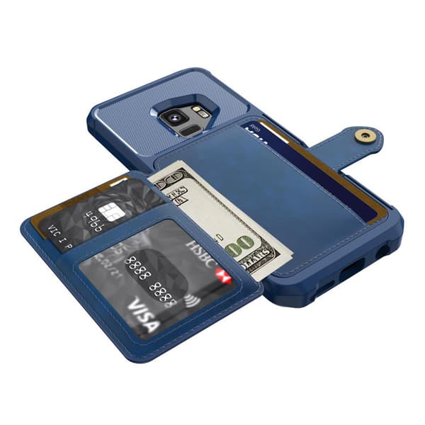 Samsung Galaxy S9 - Robust Skal med Kortfack