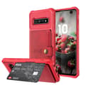 Miniatyrbild 6 av 11: Samsung Galaxy S10 - Skyddande Skal med Kortfack
