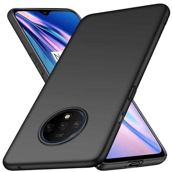 OnePlus 7T Ultratunt Mattsvart Skal Basic V2