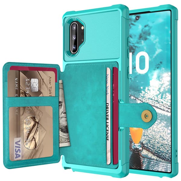 Samsung Galaxy Note10+ - Praktiskt Skyddsskal med Kortfack
