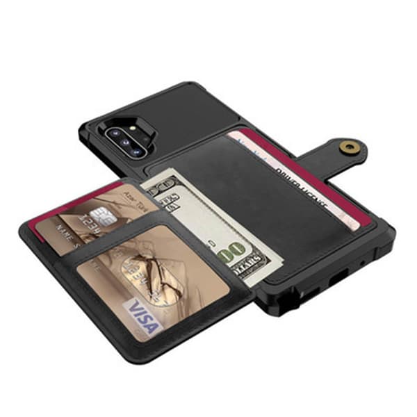 Samsung Galaxy Note10+ - Praktiskt Skyddsskal med Kortfack