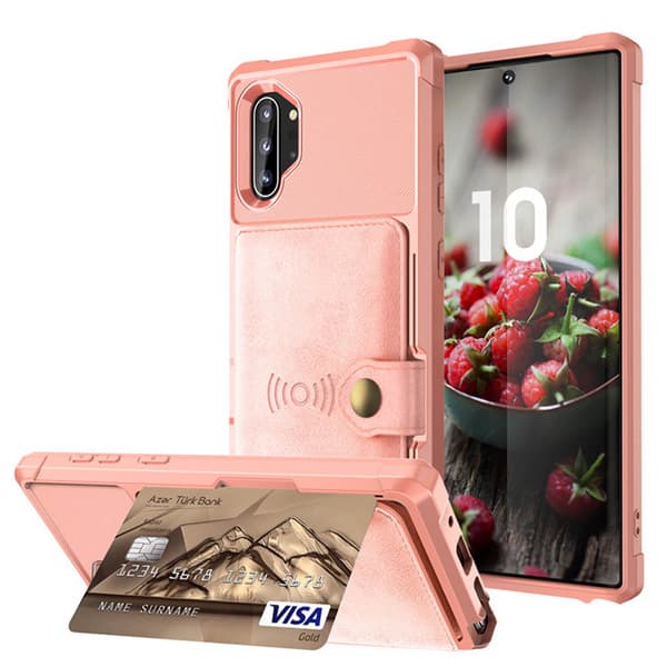 Smidigt Skal med Kortfack - Samsung Galaxy Note10 Plus