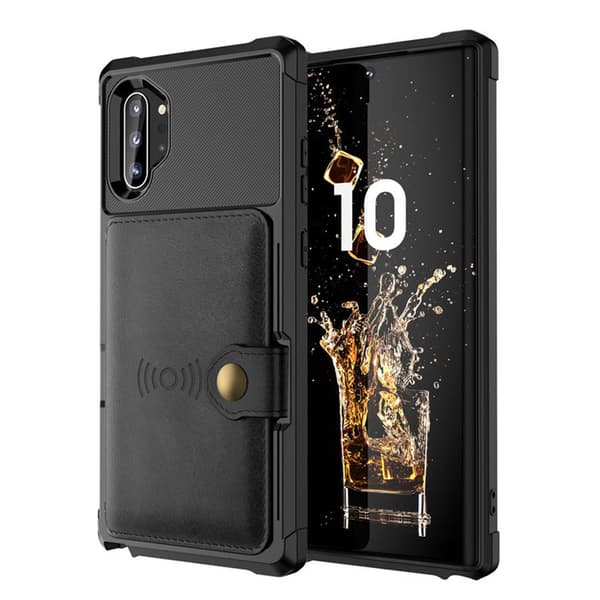 Smidigt Skal med Kortfack - Samsung Galaxy Note10 Plus