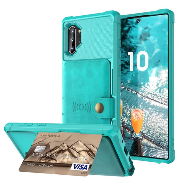 Smidigt Skal med Kortfack - Samsung Galaxy Note10 Plus
