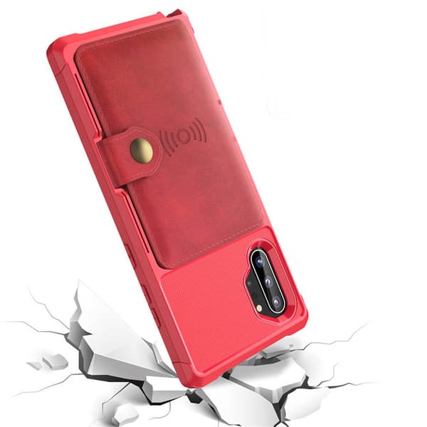 Smidigt Skal med Kortfack - Samsung Galaxy Note10 Plus